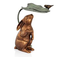  Rabbit, Bird, and Leaf Birdfeeder | 53048 | SPI Home