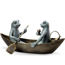 Frog Sculpture | Rowboat Picnic | SPI Home | 41031