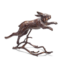 Cast Iron Running Rabbit Garden Sculpture | 50985