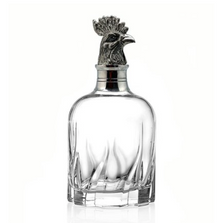 Carved Pewter Rooster Modern Decanter | MCWD-Rooster