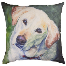 Yellow Lab Indoor/Outdoor Throw Pillow | MWWSLYLB