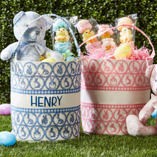 Easter Egg Hunt Bag with Bunny and Gingham Print | TC44522-20