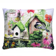 Garden Birdhouse Pillow | MCTC461