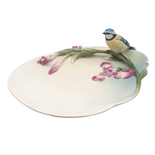 Iris and Blue Tit Porcelain Dish | USIAP20295AA