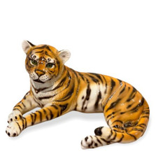 Tiger Lying Down 19.5”