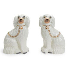 Pair of Hand Painted Staffordshire Dogs | TC54109