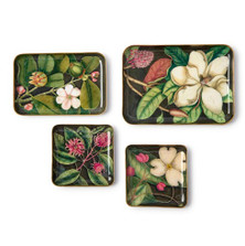 Vintage Floral Print Metal Tray | TC55402