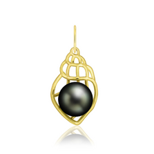 14K Conch Shell Pearl Pendant | HTSCHP-2463