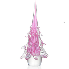 Lavender Art Glass Christmas Tree | SPI58094