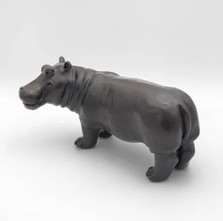 Hand Sculpted Hippo Sculpture | BRWHIPPO