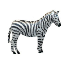 Zebra Cloisonne Pin | Bamboo Jewelry | bj0037p