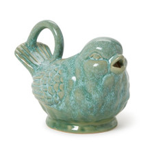 Reflective Glaze Stoneware Bird Pitcher | TC55483
