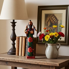 Handmade 15 inch Guatemalan Wooden Saint Francis Figure | MCHAC-WFM-2503