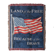 Land of the Free Tapestry Throw | MWWATLOTF