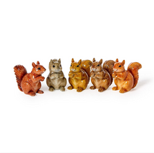Set of 5 Squirrel Tabletop Sculptures | TC82847