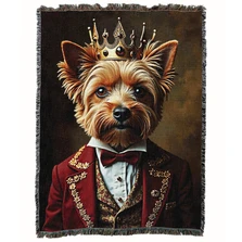 Lord Yorkshire Terrier Throw Blanket | PC16052-T1