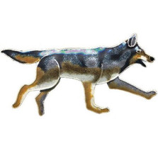 Wolf Cloisonne Pin | Bamboo Jewelry | bj0070p