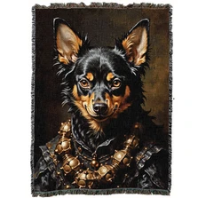 Lord Chihuahua Throw Blanket | PC16022-T