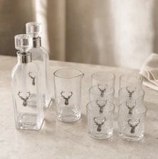 Elk Bust Bar Set | VHCB462EB