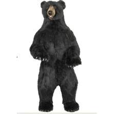 57 Inch Standing Black Bear | HTU6607