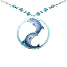 Dolphin Ying Yang Necklace | Bamboo Jewelry | BJ0249LN