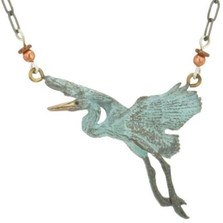 Heron Bronze Beaded Necklace | Cavin Richie Jewelry | DMOKB260-6BN -2