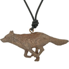 Wolf Running Pendant Necklace | Cavin Richie Jewelry | DMOKB-28-PEND