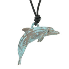 Dolphin Necklace | Hokusai Wave | Cloisonne Jewelry