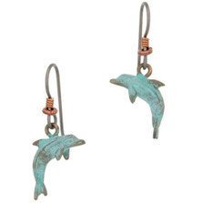 Dolphin Earrings | Cavin Richie Jewelry | DMOKBE-56-FH