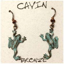 Tree Frog Wire Earrings | Cavin Richie Jewelry | DMOKBE6-FH