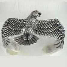 American Eagle Sterling Silver Cuff Bracelet | Kabana Jewelry | Kbr367