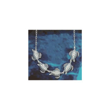 Five Turtle Sterling Silver Chain Necklace | Kabana Jewelry | Kp375