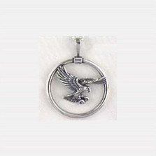 Flying Eagle Sterling Silver Necklace | Kabana Jewelry | Kp736