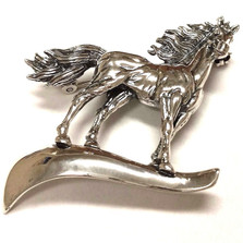 Running Horse Pin | Sterling Silver | Kabana