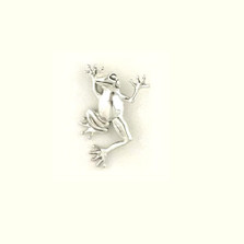 Dancing Frog Sterling Silver Pin | Kabana Jewelry | Kpn434