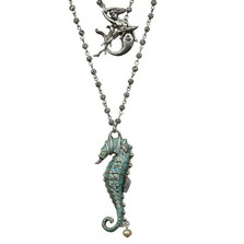 Seahorse Octopus Garden Necklace | La Contessa Jewelry | LCnk8064s