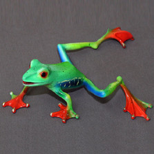 Frog Bronze Sculpture "Footloose" | Barry Stein | BBSFOO1-MCL