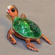 Sea Turtle Bronze Sculpture | Barry Stein | BBSSEA1-GB