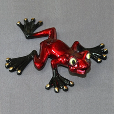 Frog Bronze Sculpture "Wally" | Barry Stein | BBSWAL1-LL