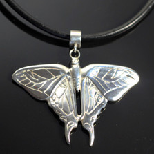 Butterfly Sterling Silver Pendant Necklace | Anisa Stewart Jewelry | ASJw1010