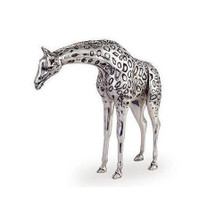 Silver Giraffe Sculpture | A70 | D'Argenta