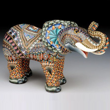 Elephant Papa Figurine | FimoCreations | FCfep