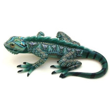 Iguana Mama Figurine | Jon Anderson | FimoCreations