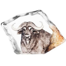 Cape Buffalo Crystal Sculpture | 34116 | Mats Jonasson Maleras