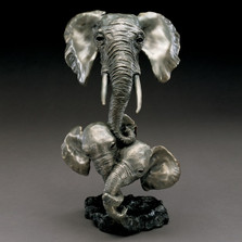 Elephants Bronze Sculpture "Sisters" | Mark Hopkins | mhs012039