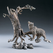 Bronze Bear Sculpture "Play Time" | Mark Hopkins | mhs12095