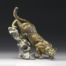Puma Bronze Sculpture | Mark Hopkins | mhs81054