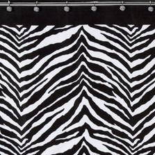 Zebra Print Shower Curtain | Creative Bath | S1050