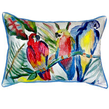 Parrot Family Indoor Outdoor Pillow 20x24 | Betsy Drake | ZP217