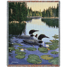 Loon Throw Blanket Enchanted Passage | Pure Country | pc4725T